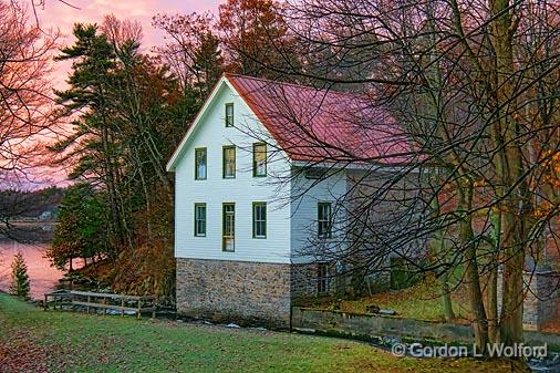 Chaffey's Mill At Sunrise_01180.jpg - Photographed along the Rideau Canal Waterway at Chaffeys Locks, Ontario, Canada.
